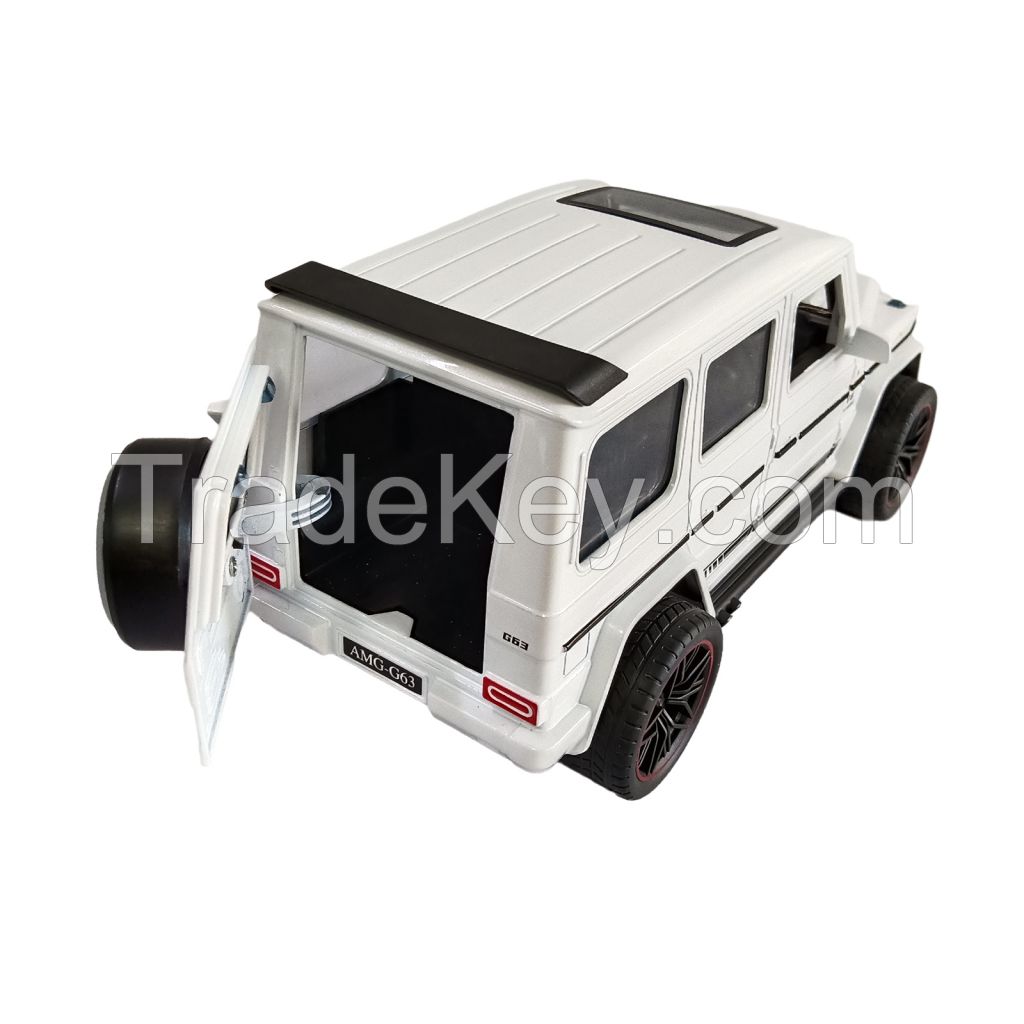 1:24 Pullback Sound & Light 4 Openable Doors Diecast Metal Cars Alloy Stimulated Vehicle Toys