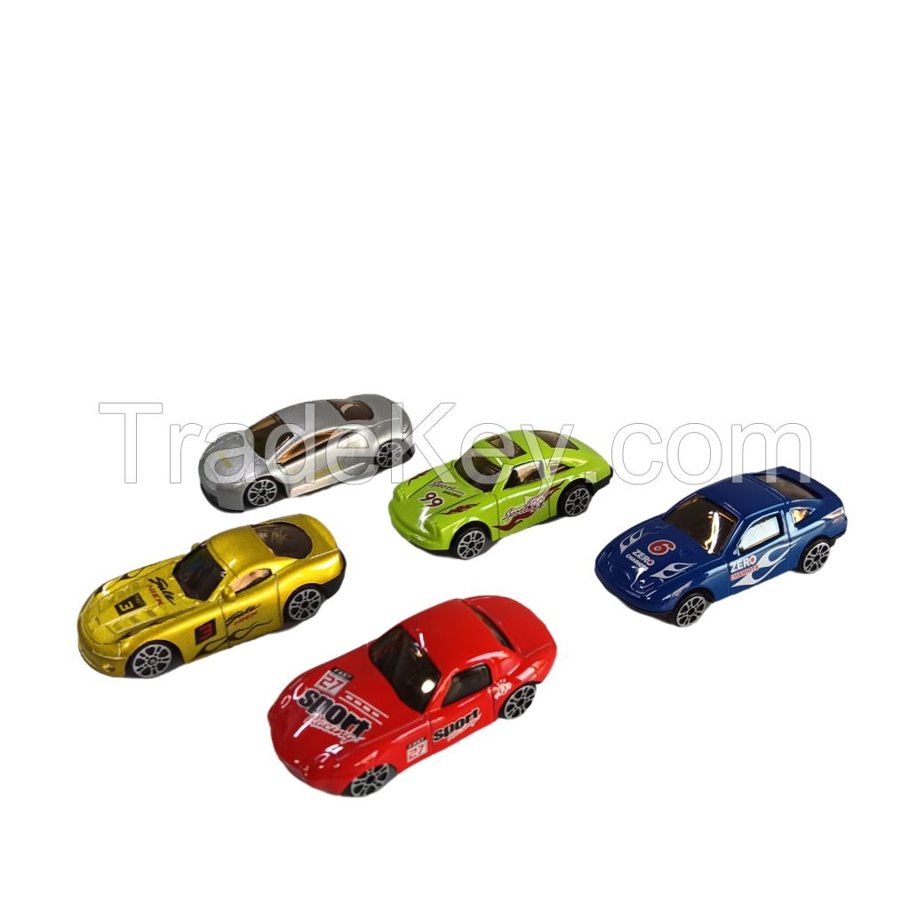 5-pack 1:64 Scale Diecast Metal Cars Sliding with Pad Printing Window Box Packaging Vehicle Model