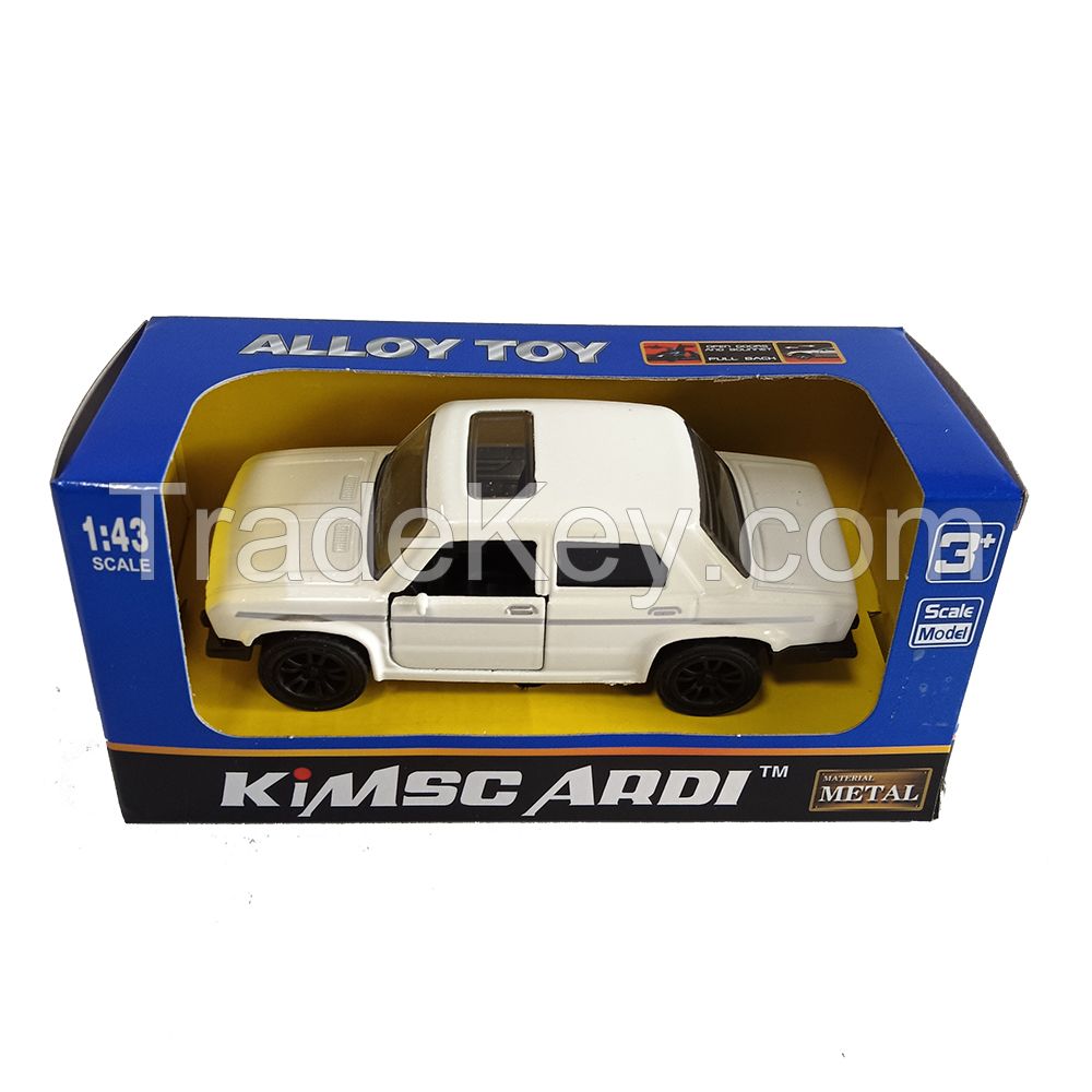 1:43 Scale 4 Inches Diecast Toys Vehicle 6 Models of Pull-back Die Cast Metal Vintage Cars