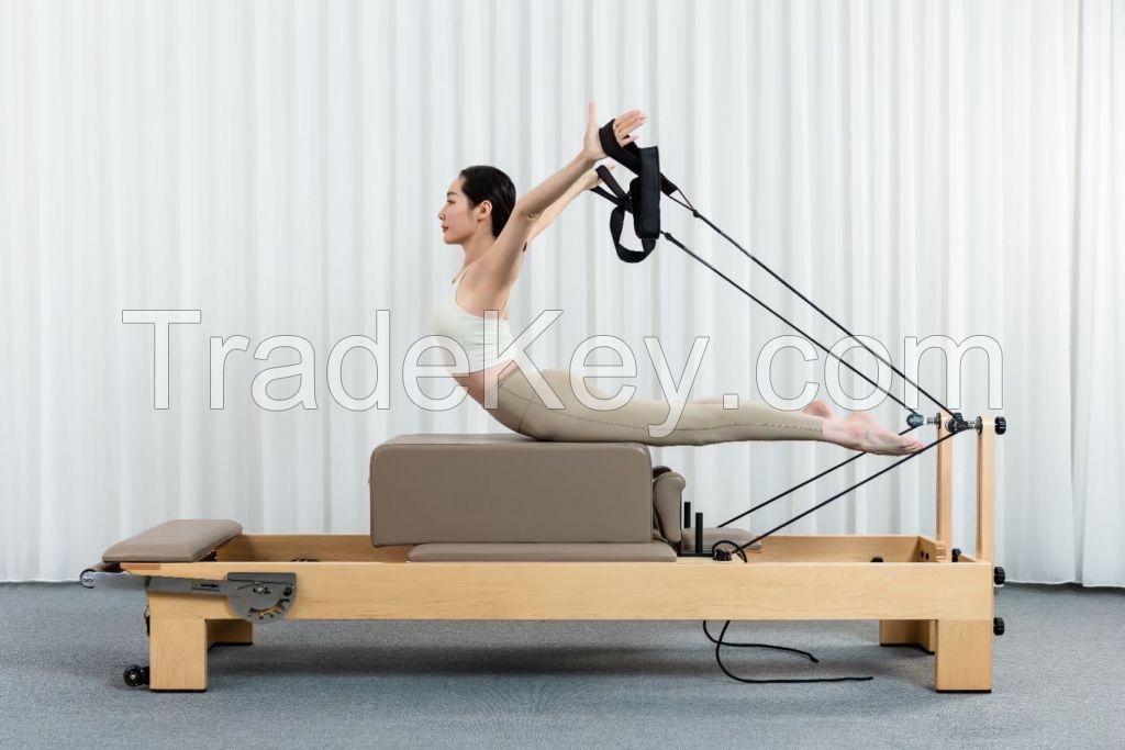 Pilates Equipment for Home and Studio American Maple Pilates Reformer Machine