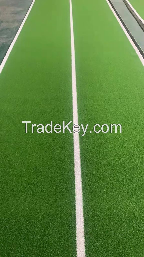 Multicolor Kindergarten Soccer Field Runway Green Artificial Grass Carpet Fake Lawn