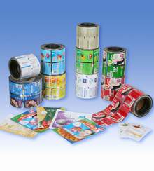 laminated roll film and packaging bag