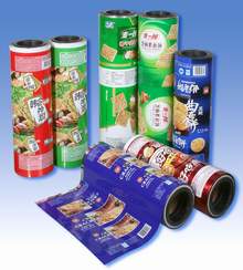 laminated roll film for biscuit