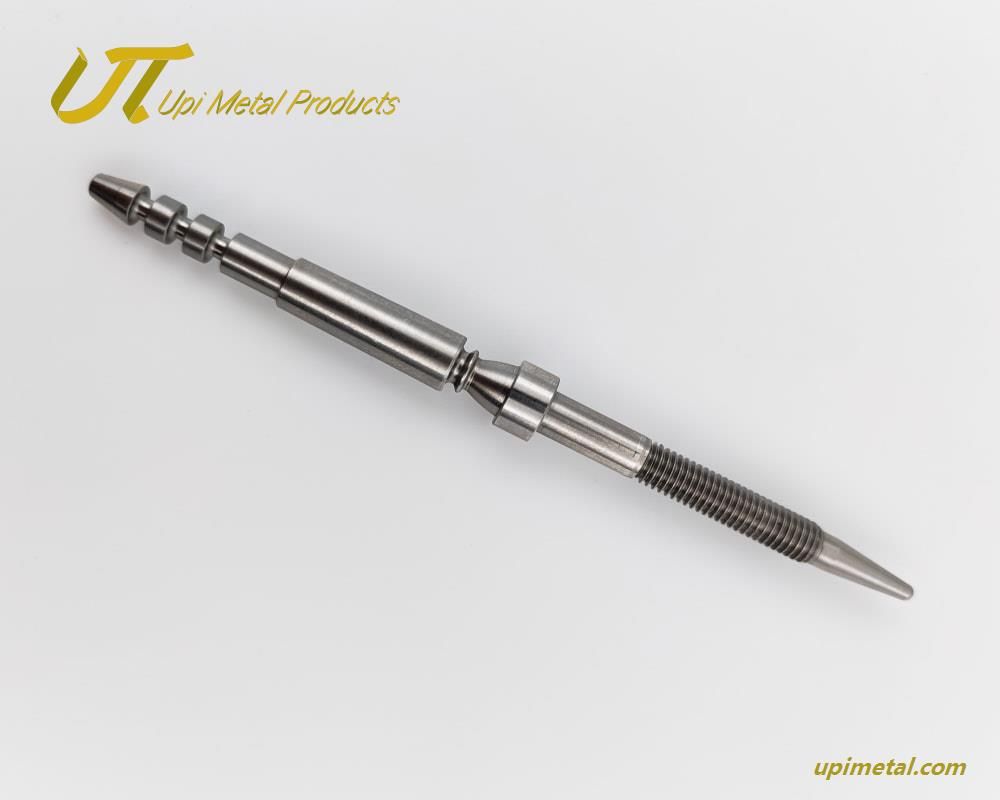 Stainless Steel Precision Transmission Screw and Swiss-Type Machined Medical Device Shafts