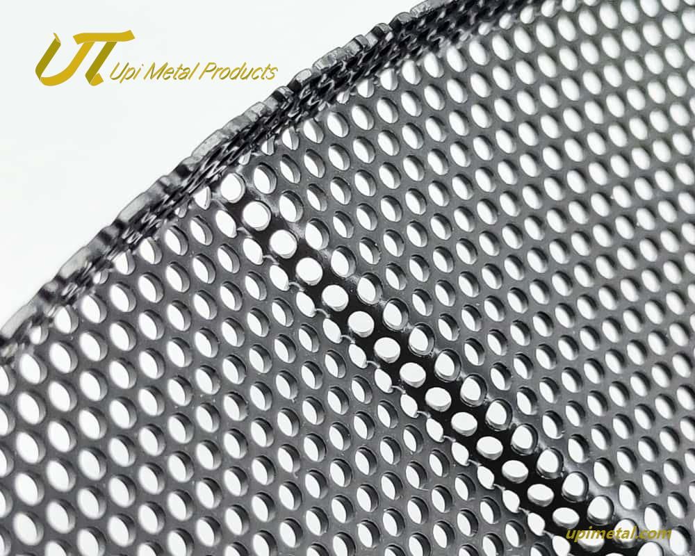Perforated speaker grille