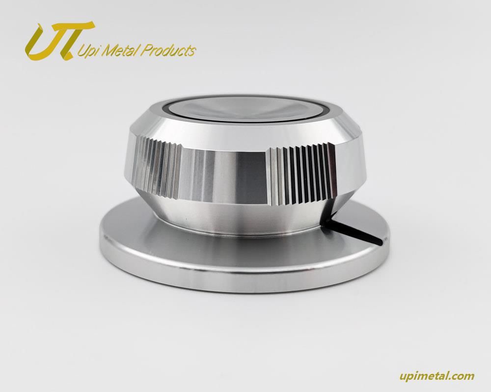 Precision Stainless Steel Knobs for Hi-Fi Audio Control Panels and Amplifiers
