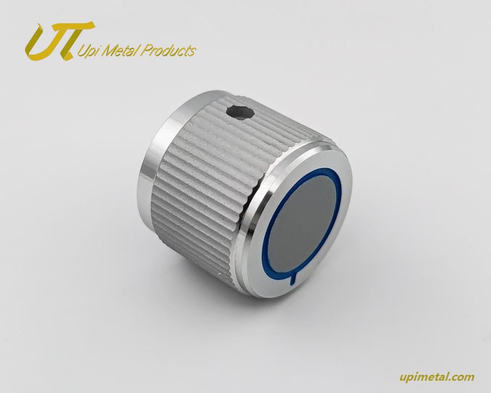 CNC-Machined Aluminum Control Knobs for Audio and Video Devices
