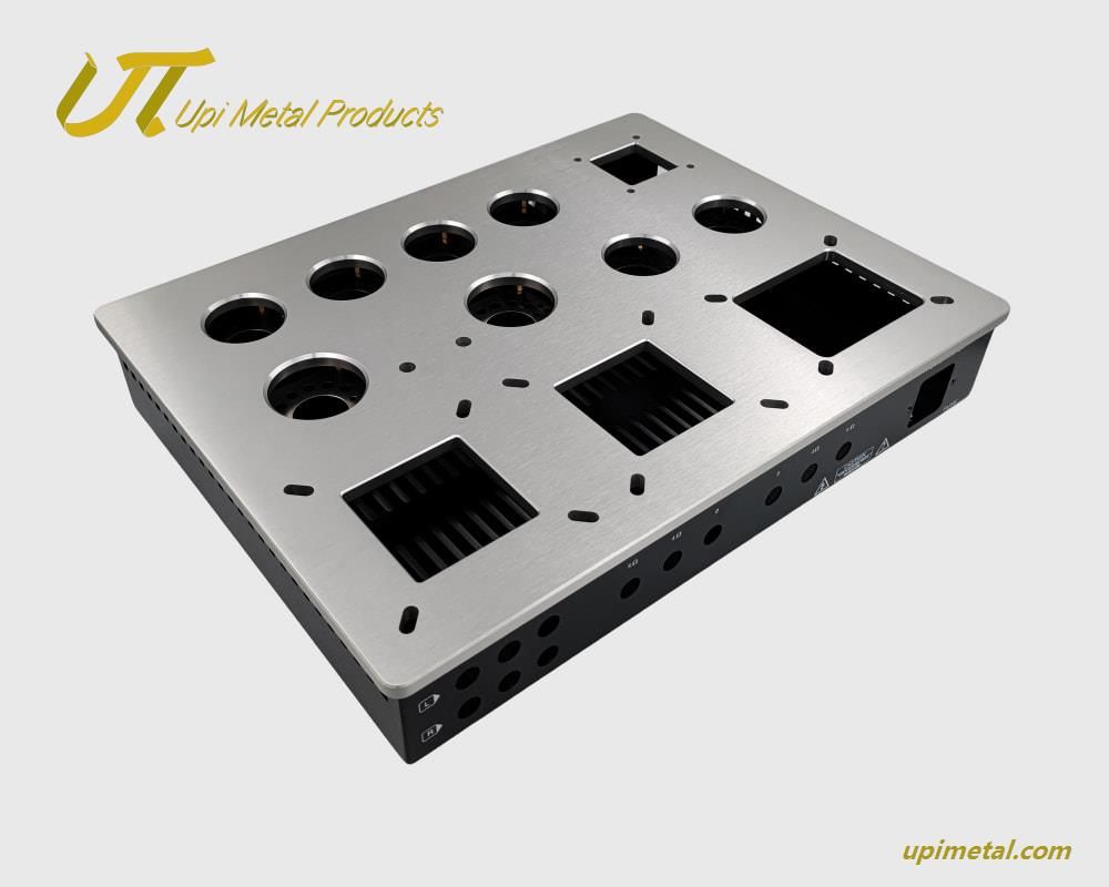 Customizable Pure Aluminum Chassis for High-Fidelity Tube Amplifiers