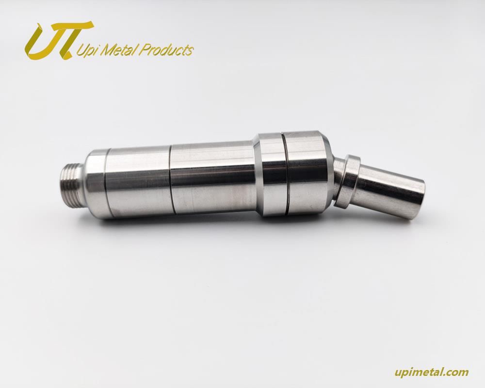 CNC Machined Stainless Steel Hookah Swivel Hose Connector