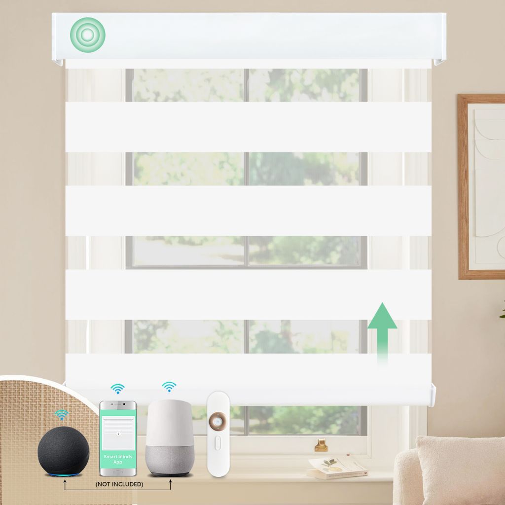 Smart Electric Motorized zebra blinds for Window