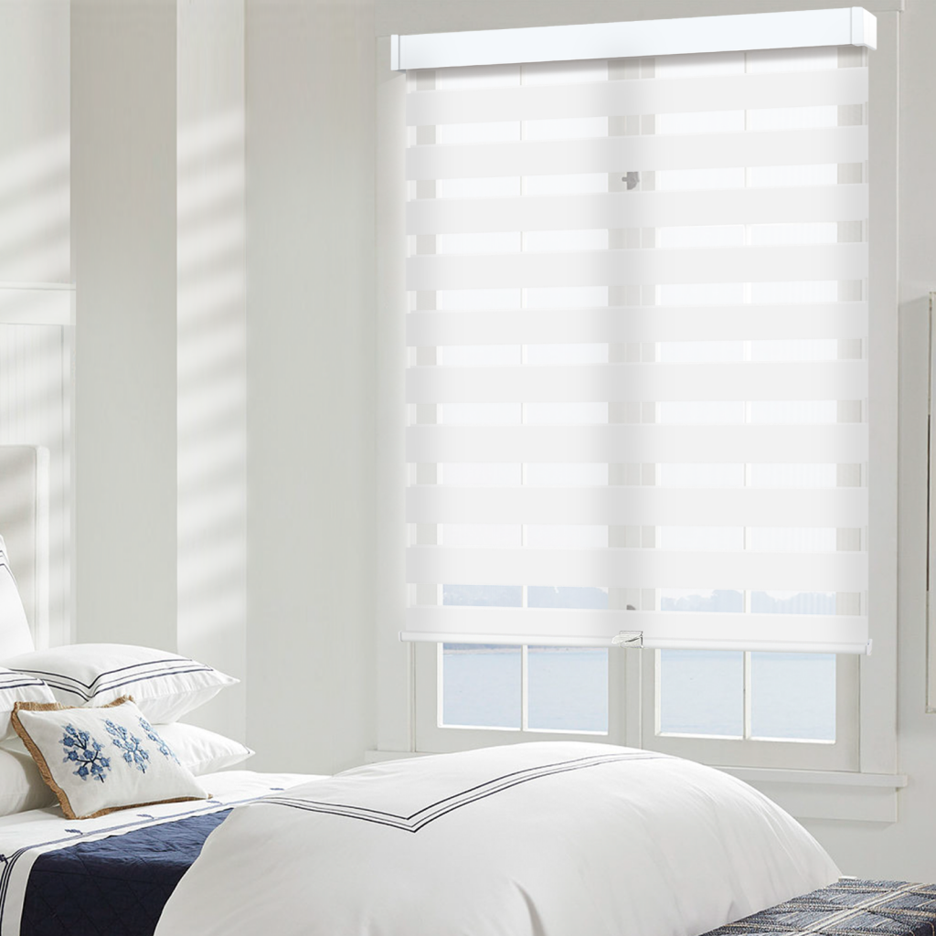 Day and Night Window Cordless zebra Blinds