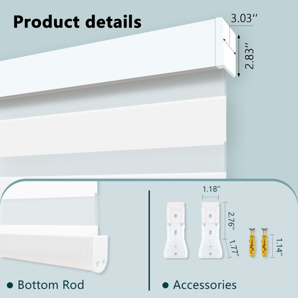 Alexa Compatible Roller Shades Motorized zebra blinds