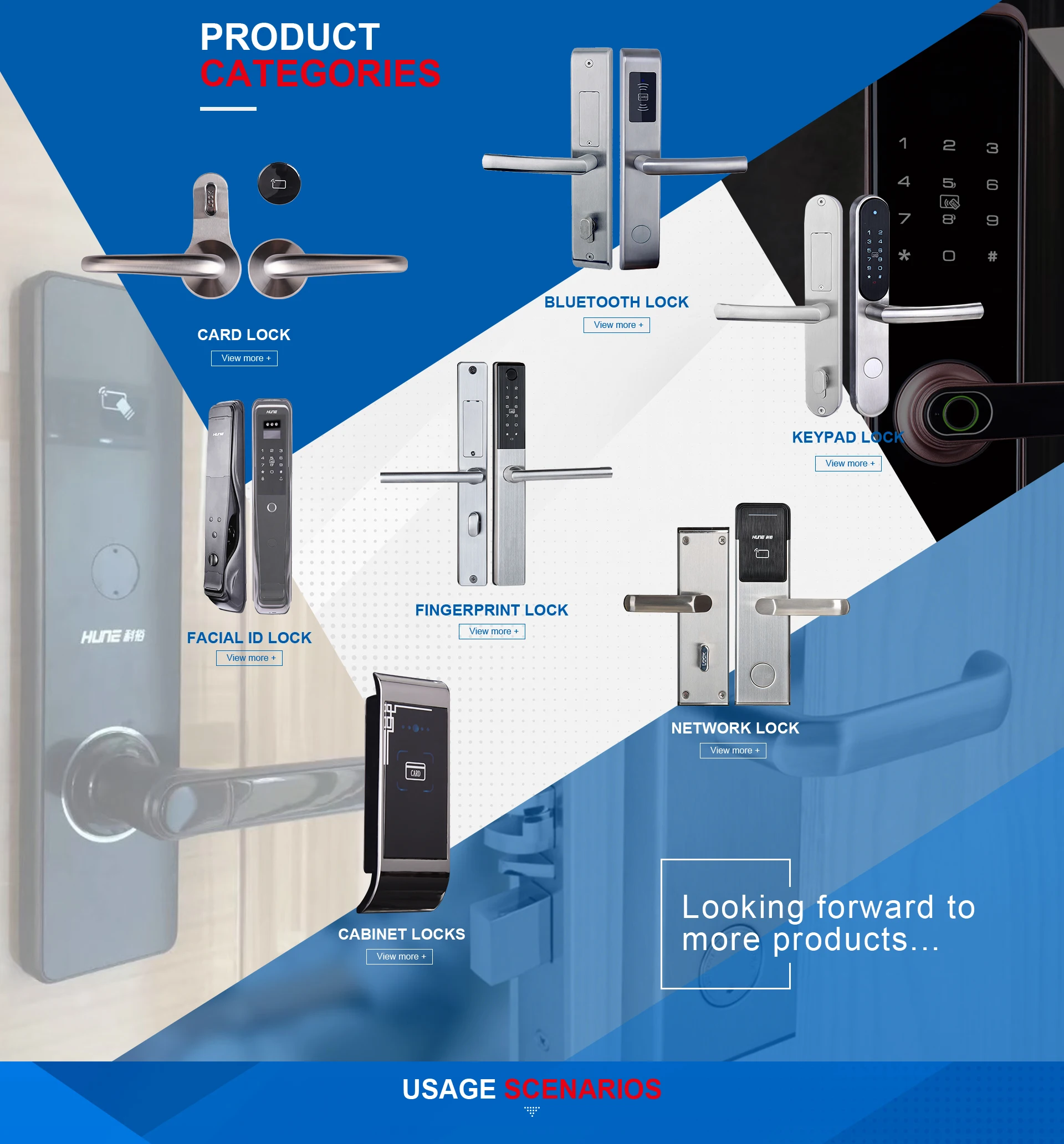 Smart Lock, Fingerprint Lock, Facial Lock, Hotel Lock, Hotel Safe Box, Cloud Net Lock and Cabinet Lock