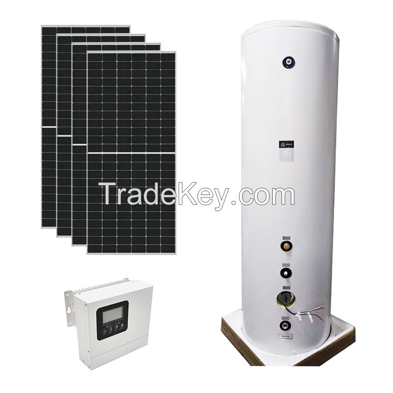 OEM ODM 100L-500L Water Tank Solar Water Heating Controller 4KW 230V Solar and Electric Dual Input to 2/4KW PTC Heating Element