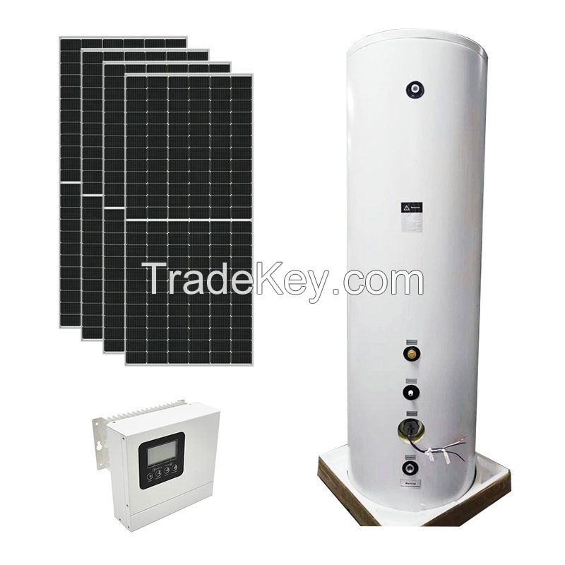 OEM ODM 4000W 230V Solar Heating Controller 100L-500L Water Tank Solar Electric Dual Input Water Heater 4KW PTC Heating Element