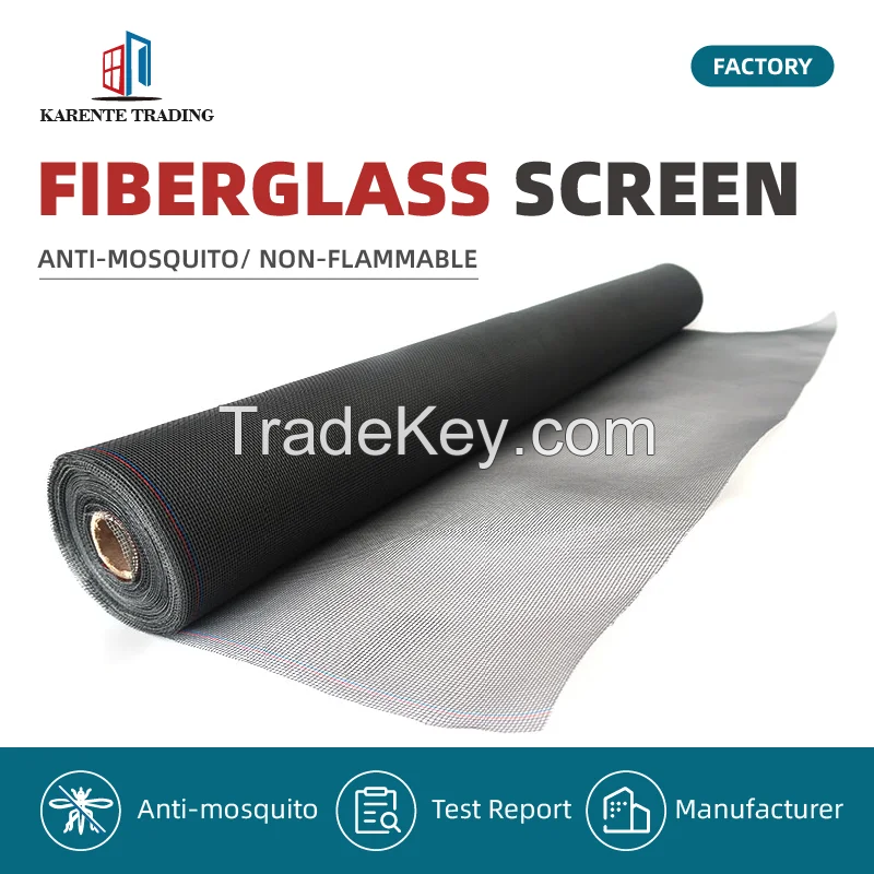 PVC coated fiberglass mosquito net Fiberglass Screen Netting Fireproof Fiberglass Insect Mesh Net