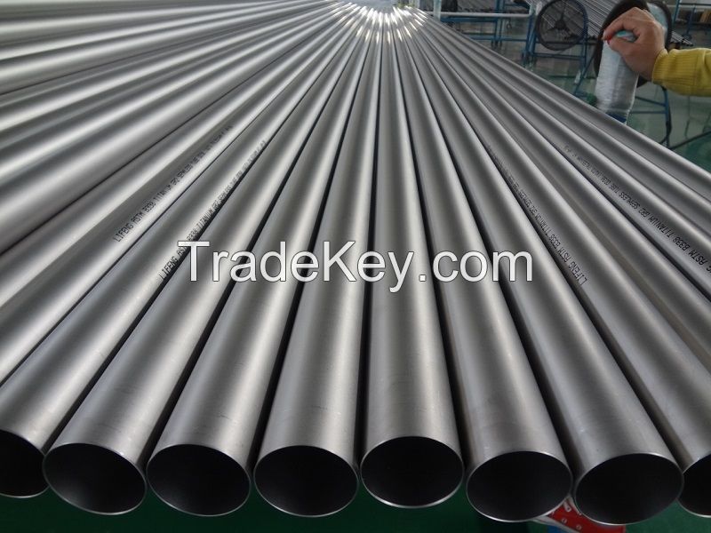 titanium pipe or tubes for heat exchangers