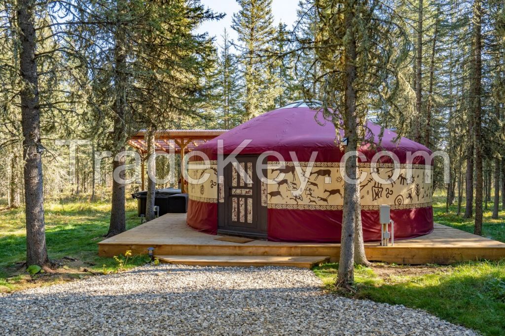 Traditional Mongolian Yurt (diameter 6 M)