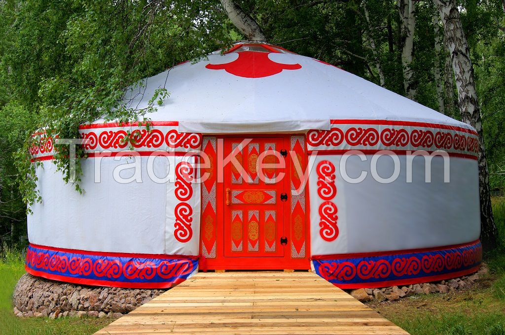 Traditional Mongolian Yurt (diameter 8 m)