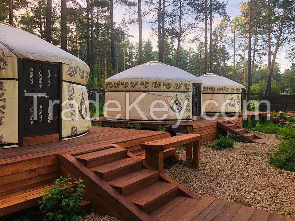 Traditional Mongolian Yurt (diameter 6 M)