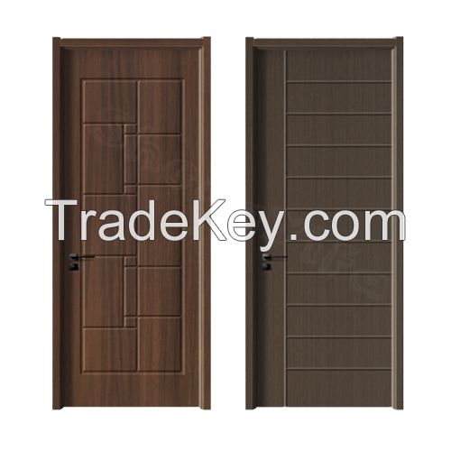 ShengYiFa 2mm thickness PVC Film Wood Plastic Composite WPC Door