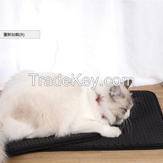 Kitty litter mat