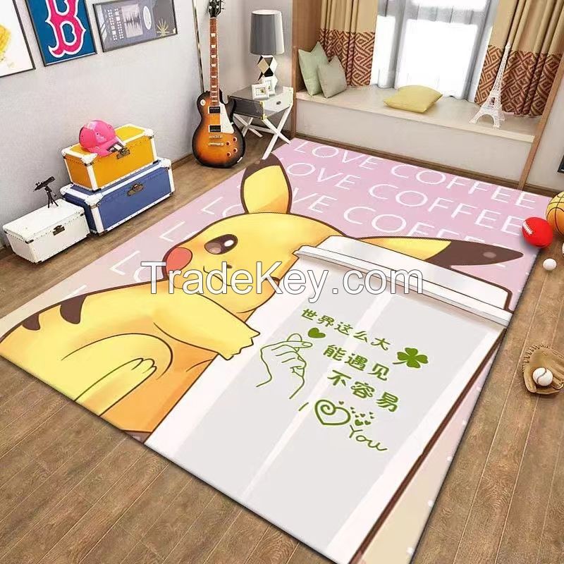 TPU crawl pad double-sided printed cartoon anti-fall wear-resistant thickened TPU baby game pad crawl pad manufacturers