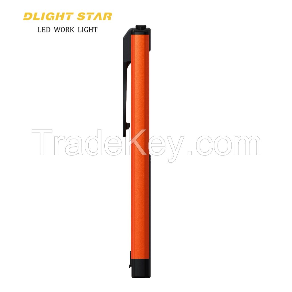 ODM Portable pocket work light high quanlity rechargeable  Magnetic for checking search lighting