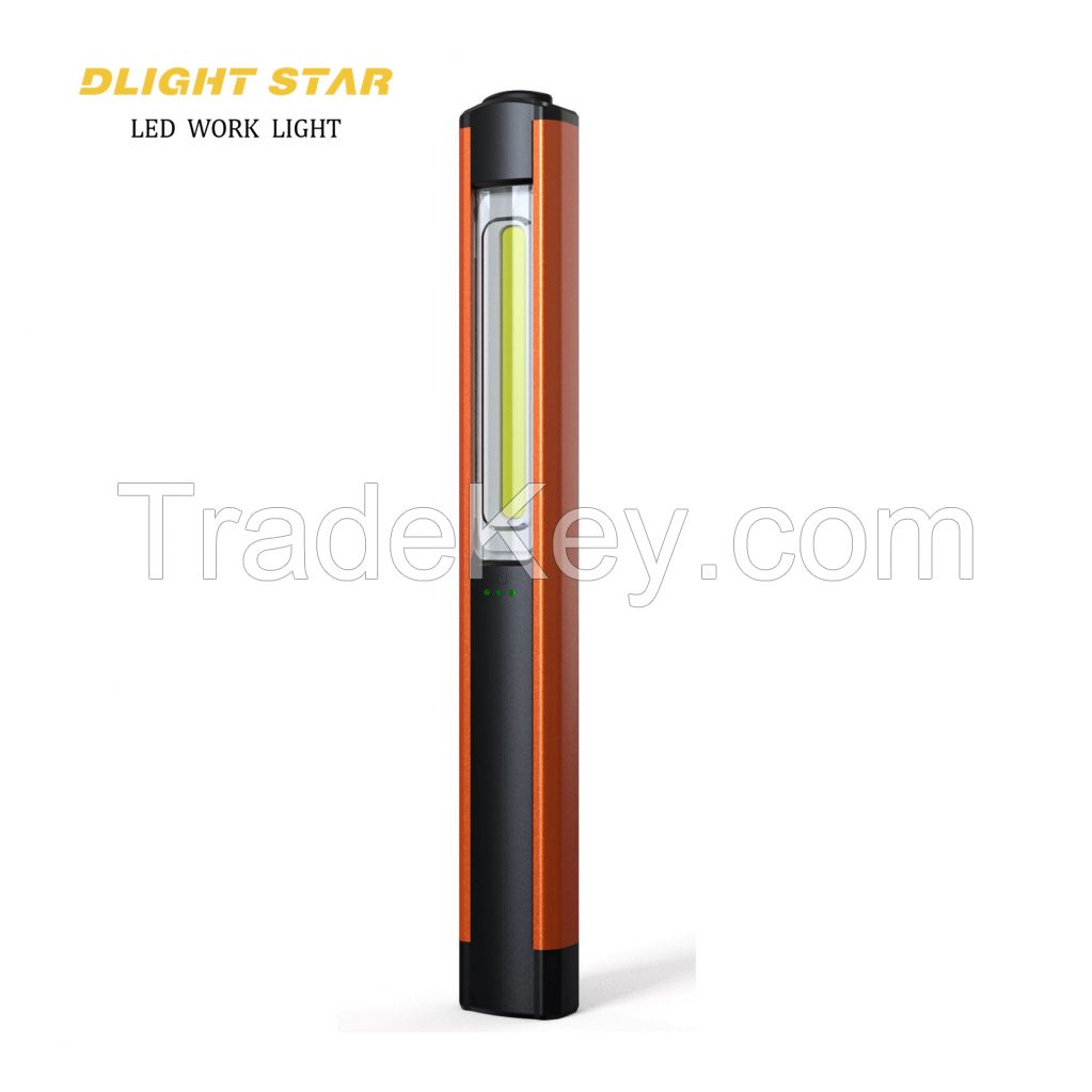 Oem Portable Pocket Work Light Rechargeable  Magnetic For Checking Search Lighting