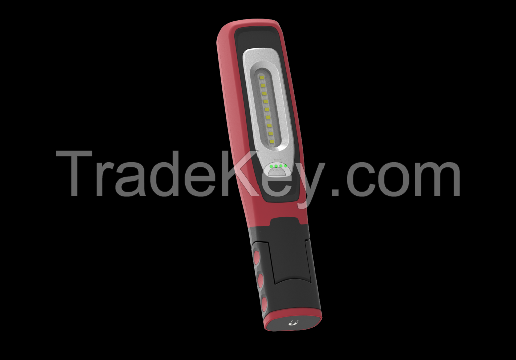 Cordless pocket flashlight with magnetic portable SMD inductive charging Search for outdoor lighting