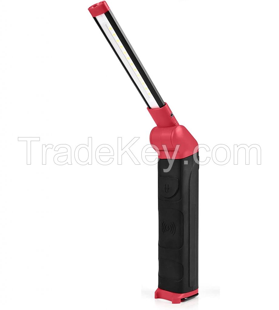 Led Charging Wireless Work Light With Flashlight Led Inductive Charging Handheld Work Light Mechanical Light