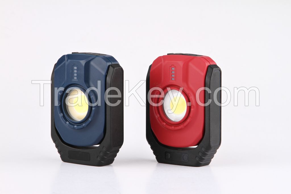 OEM rechargeable pocket work light with magnetic outdoor lighting