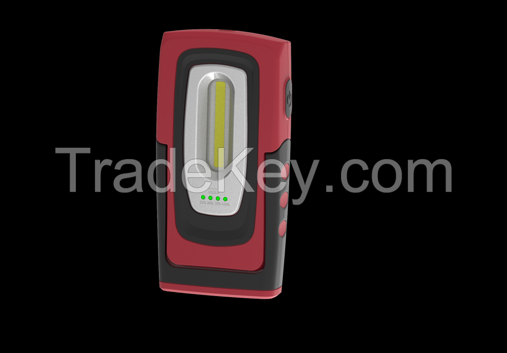 Factory price inductive charging Pocketable work light with 360Ã‚Â° rotatable holder and magnet base Long battery life