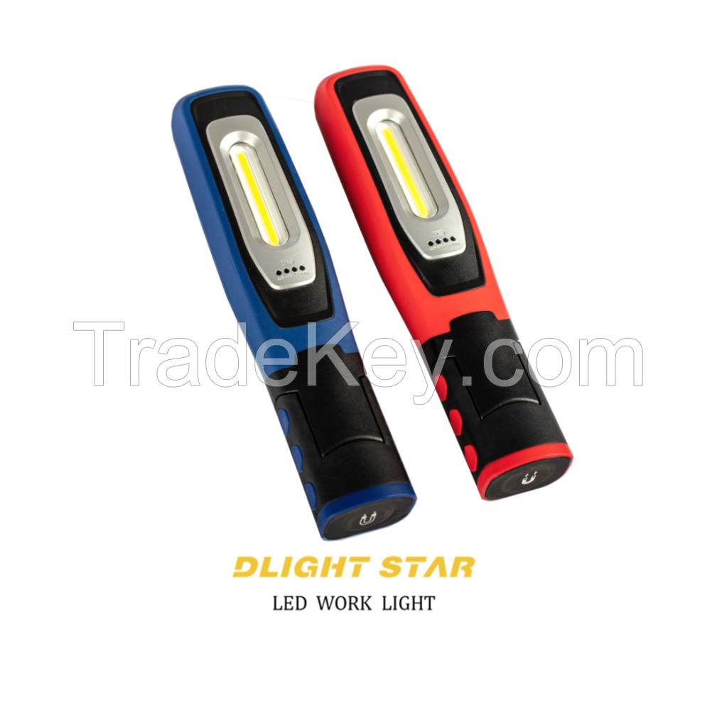 COB Portale cordless Led work light for inspection can be wireless charged.