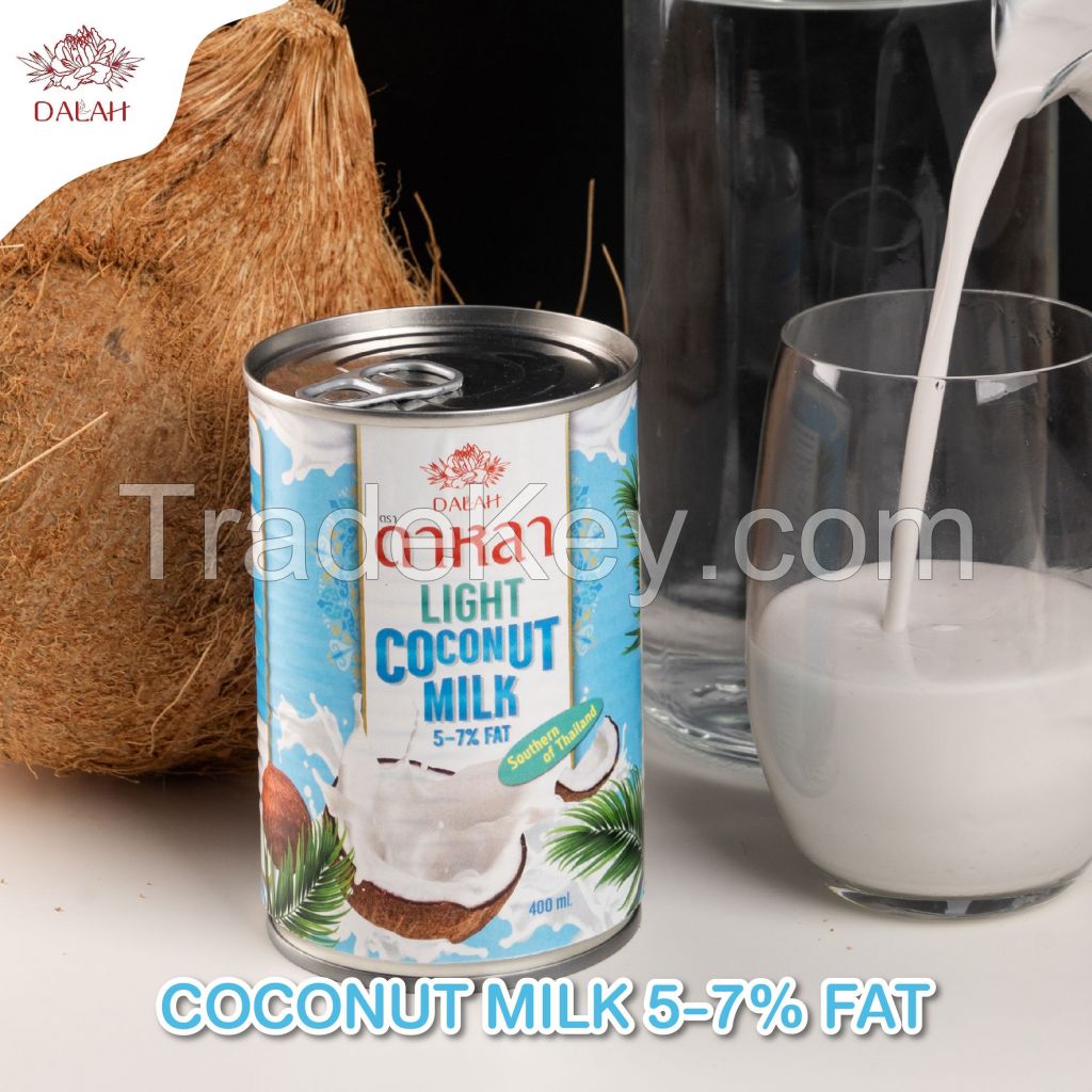 Light Coconut milk, vegan, 5-7%, oem services