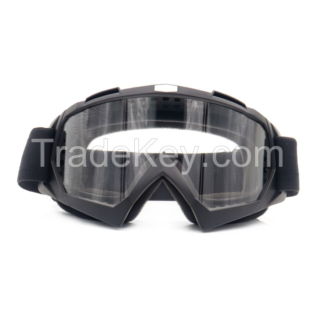 dirt bike helmet and goggles