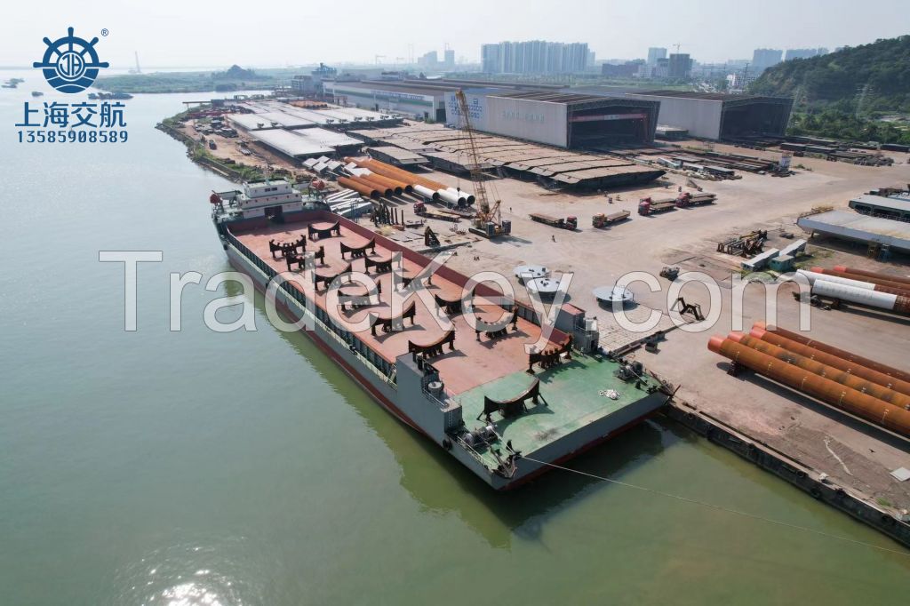 Z337 [Selling LCT] 32 meter wide 14300 ton front deck ship for sale 