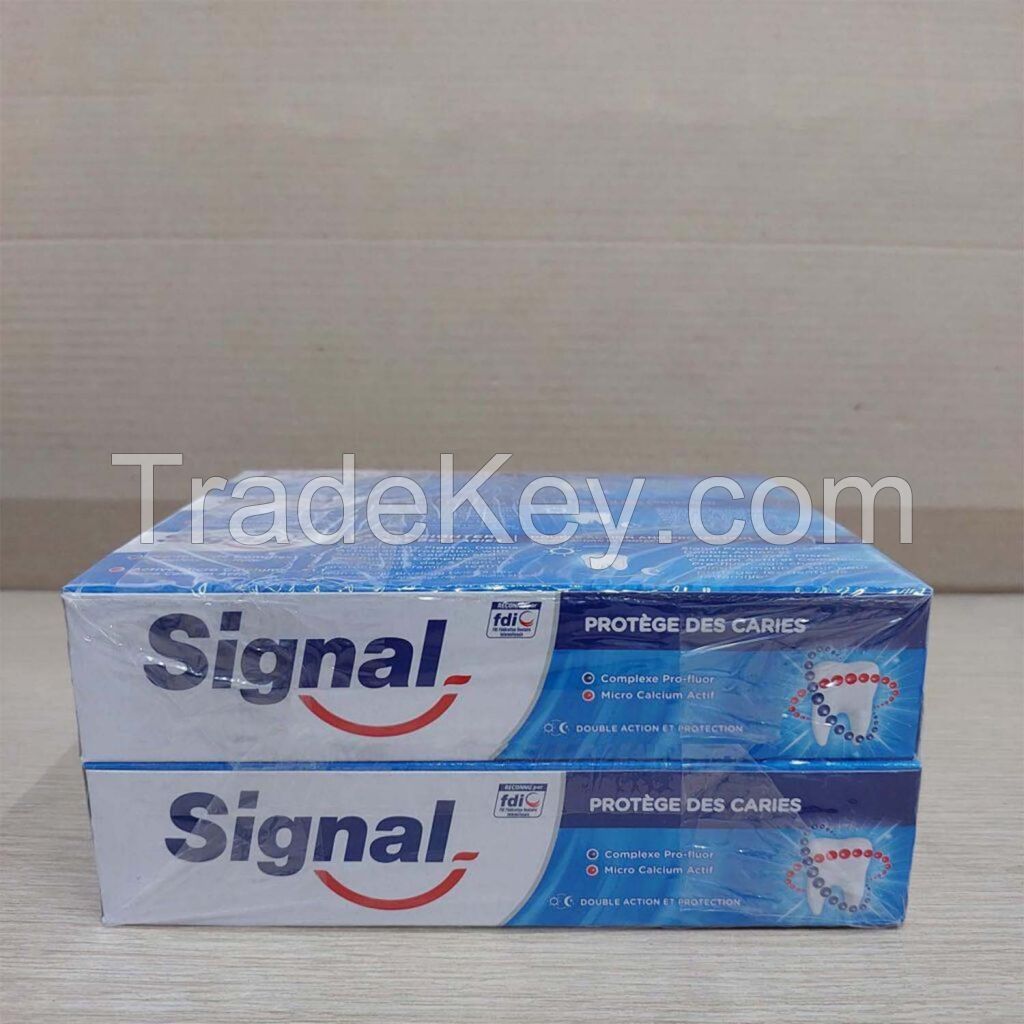 Signal Toothpaste Cavity Fighter EN+FR 72x100ml Stain Prevention Bright whitener teeth Clean
