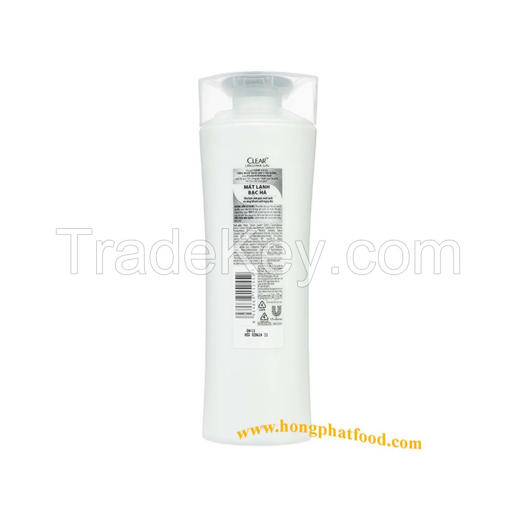 Hair Care FAMOUS Brand Shampoo - Clearr shampoo bottle 12x340g (cool menthol) - Dandruff cleansing shampoo