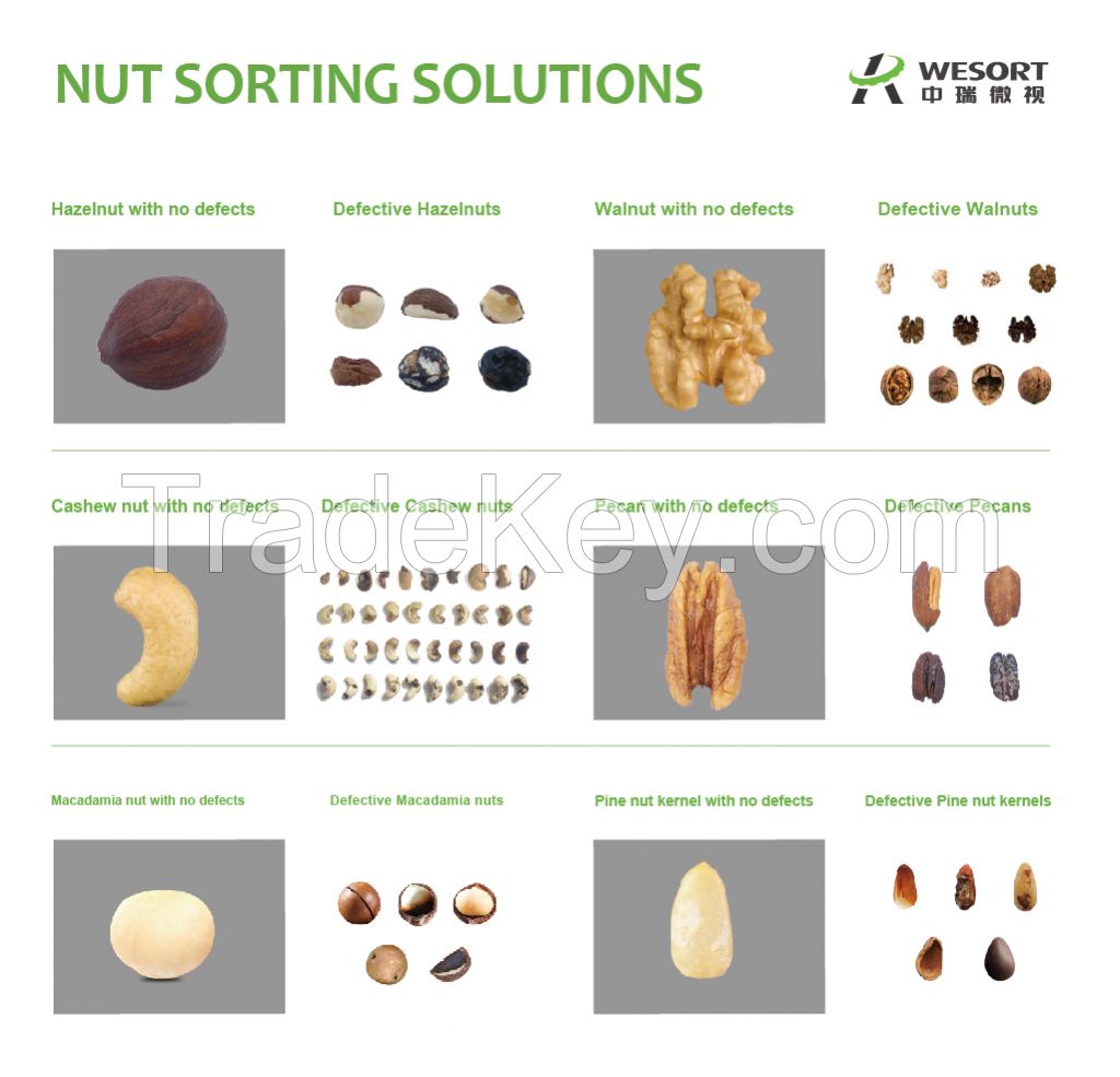 Pistachio color sorter Nuts sorting machine - WESORT