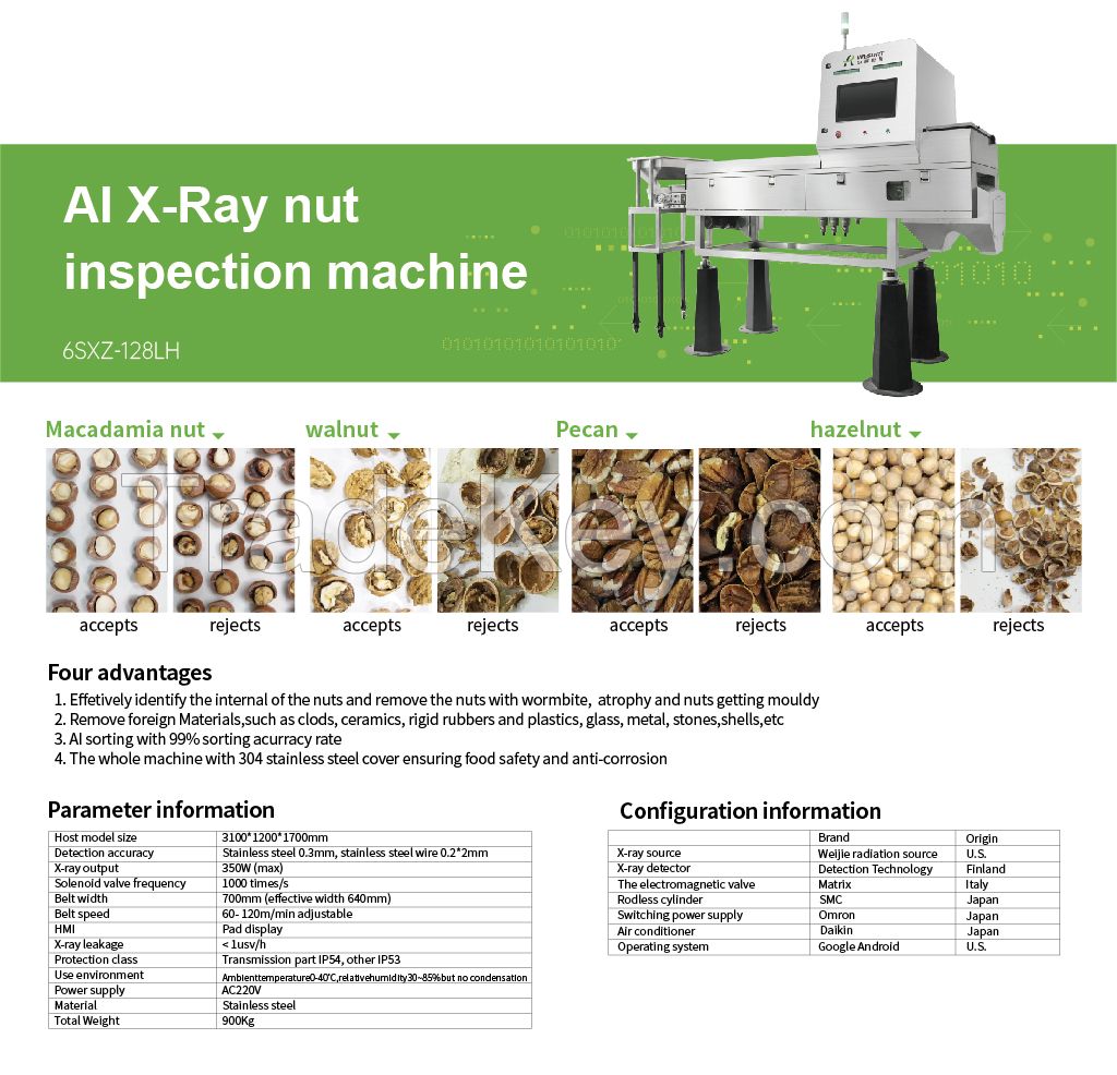 Wesort Nut X-ray Sorting Machine