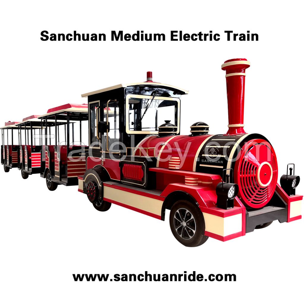 Medium Electric Train Tourist Trackless Train