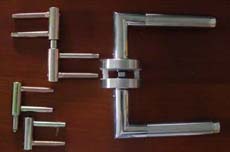 screw hinge & stainless steel lever handle