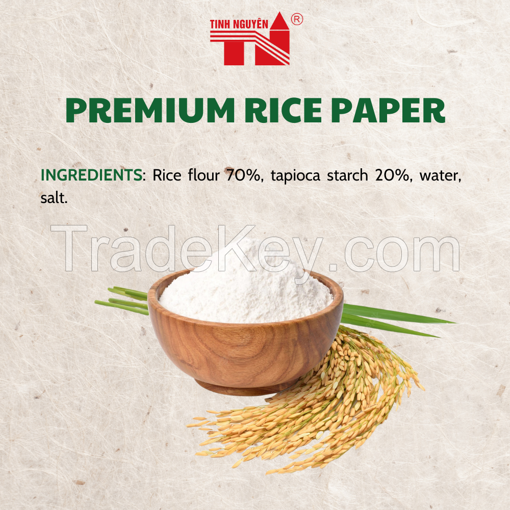 Tinh Nguyen Rice Paper, 22cm, Spring Roll Rice Paper, Vietnam Rice Paper