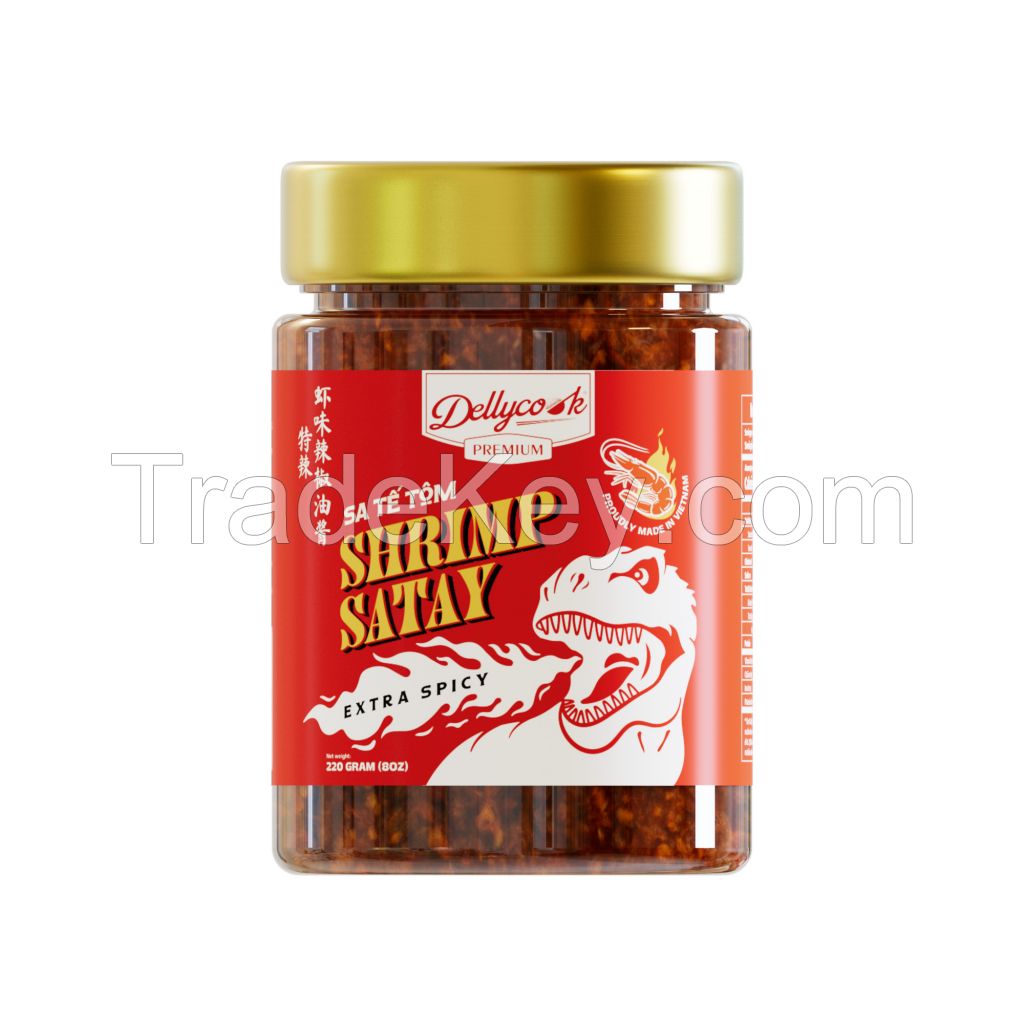 Dellycook Shrimp Satay 220g, 7.8oz