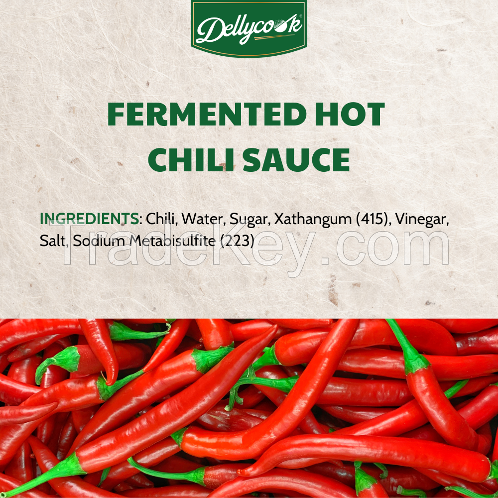 Dellycook's Fermented Hot Chili Sauce 132ml