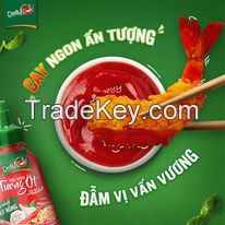 Dellycook Chili Sauce, Vietnam Chili Sauce, 270g, 9.52oz