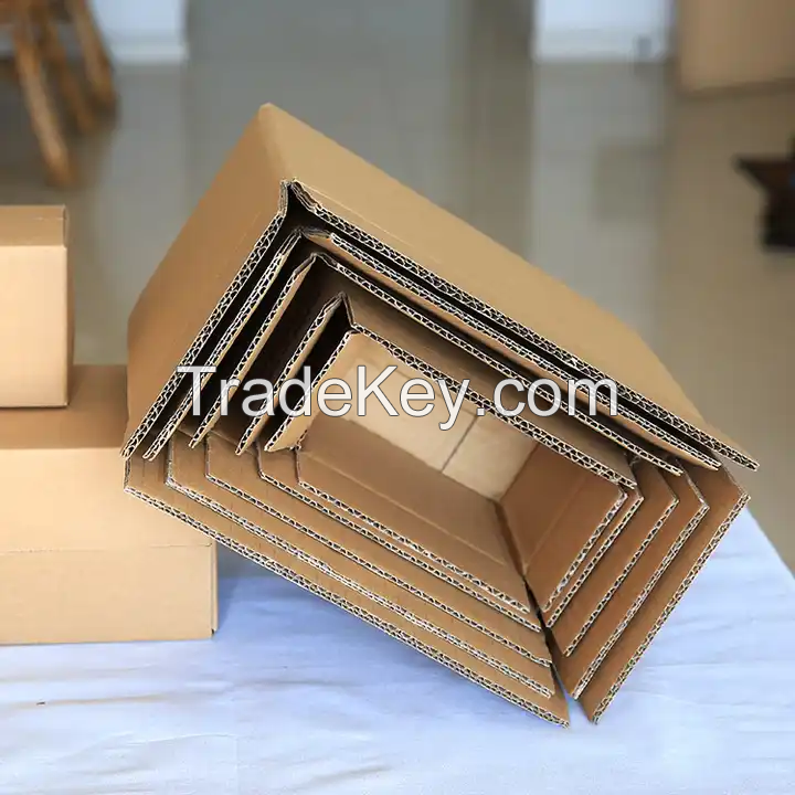 customized wholesale foldable large cardboard corrugated heavy duty shipping moving boxes carton