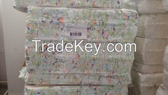 B Grade Baby Diapers in Bales wholesale A Grade & B Grade Diapers