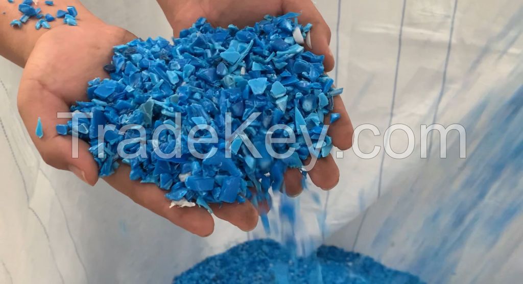 Hdpe Blue Drum Regrind, Hdpe Ldpe Lldpe ABS PS PP Granules, Plastic Scraps